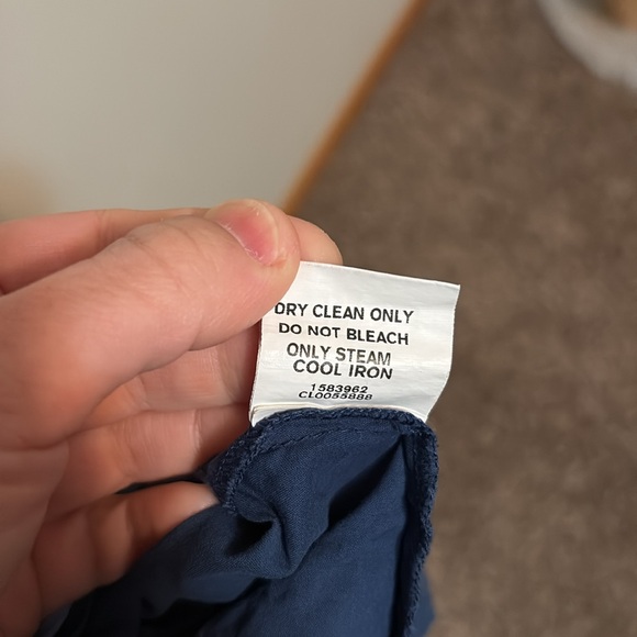 EShakti Women’s Dress Sz 10, Smocked Waist Blue & Purple Flower print, pockets - Picture 9 of 10